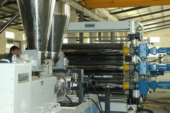 Automobile Interior EVA Sheet Extrusion Line HDPE Laminated Fabric Automobile Interior Sheet Extrusion Line