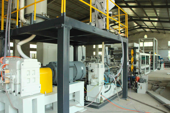 Leader Machinery T Die Type ABS Sheet Extrusion Line Machine With Single Screw Extruder