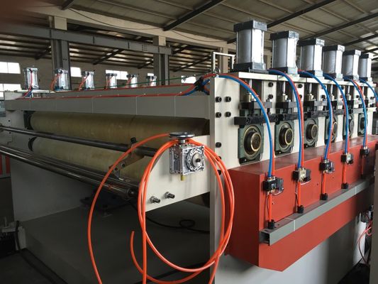 Vertical Calander PVC Sheet Extrusion Line 1220 - 2050mm Product Width For Construction Industry