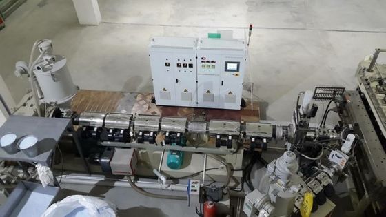 Gray Color PC Hollow Profile Sheet Making Machine 350kg/h Capacity Easy to Install