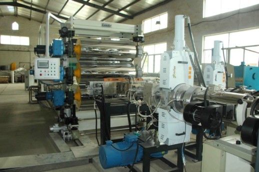 Super Clean Transparent Sheet PET/HIPS Sheet Extrusion Line Machinery 700mm Width